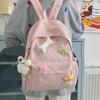 Embroidered Girls Butterfly Backpack With Waterproof Design For Travel School