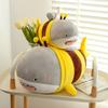 Bee Shark Plush Toy Funny Stuffed Animal Pillow Gift