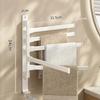 Multifunctional Rotatable 180°  Towel Holder Space Aluminum Shower Room Towel Hanger Storage Organizer For Bathroom Accessories