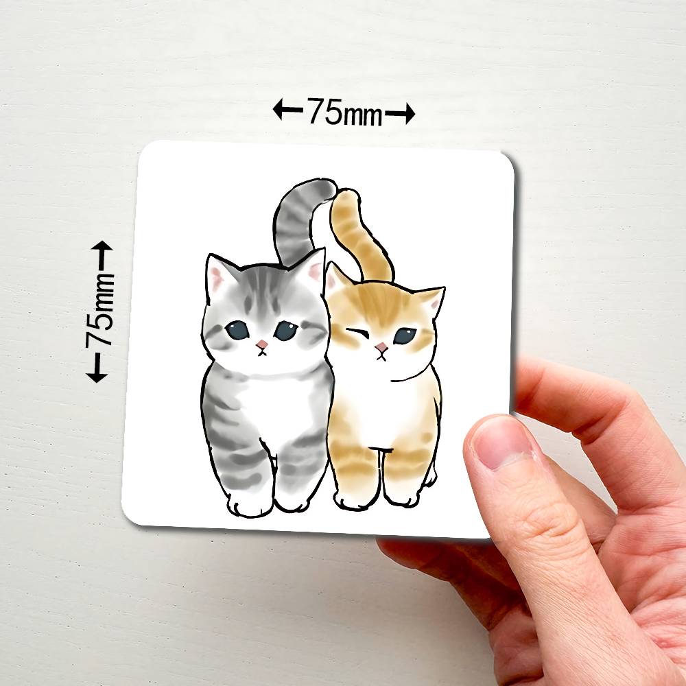 

Hand Drawn Cute Cat Magnetic Refrigerator Magnets Soft Magnetic Decorative Stickers, Personalized Kitchen Refrigerator Magnets