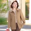 2025 Spring Woolen Coat: Elegant & Versatile for Middle-Aged Women
