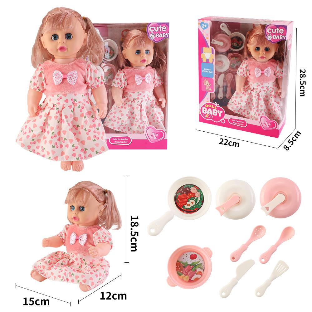 12-Inch Soft Talking Baby Doll Sleep Companion Toy - Ideal Gift for Girls