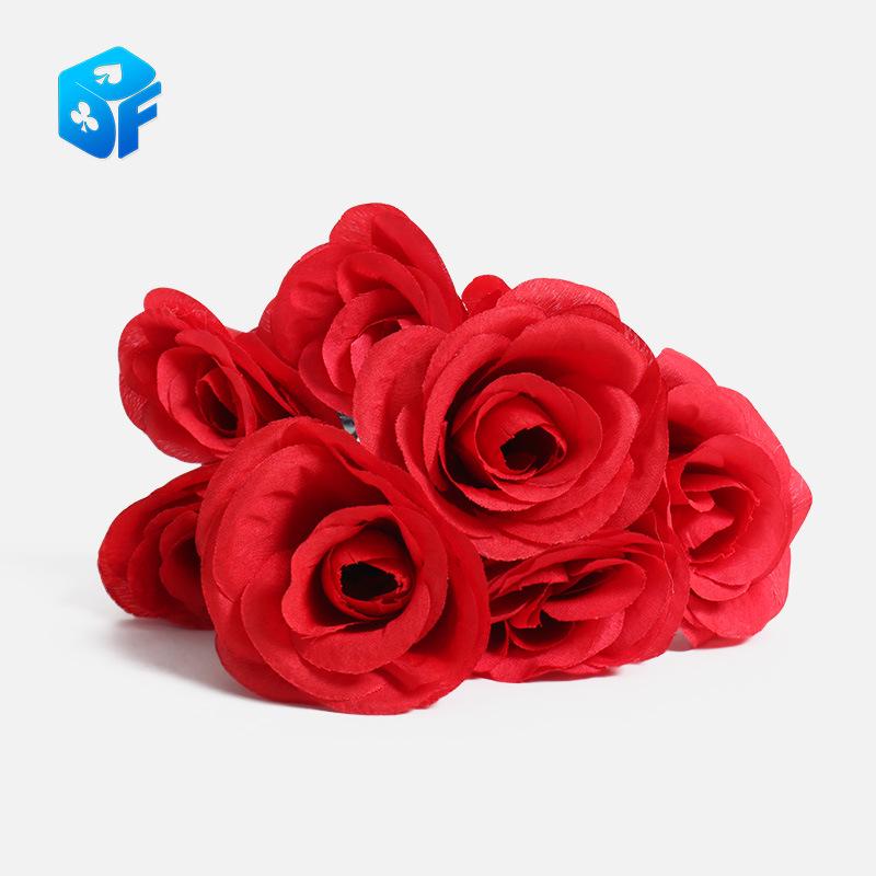 Magic Wand to Flower: Children's Close-up Stage Magic Scarf & Flower Prop