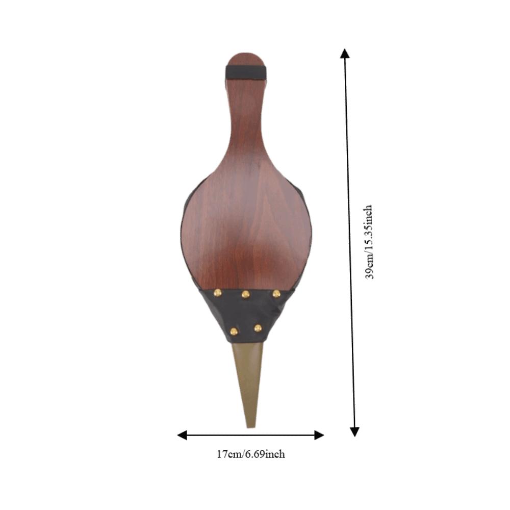 MDF Board Fireplace Bellows Black Brown Fire Pit Fan Campfire Air Blower Picnic Grilling Camping
