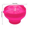 Microwave Popcorn Bowl Bucket Silicone DIY Red Popcorn Maker with Lid Chips
