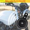 Motorcycle Universal Waterproof Round Loud Horn Speakers Electric Horn Kit 12V Horn 1.5A 105Db Signal For Motorcycle Accessories