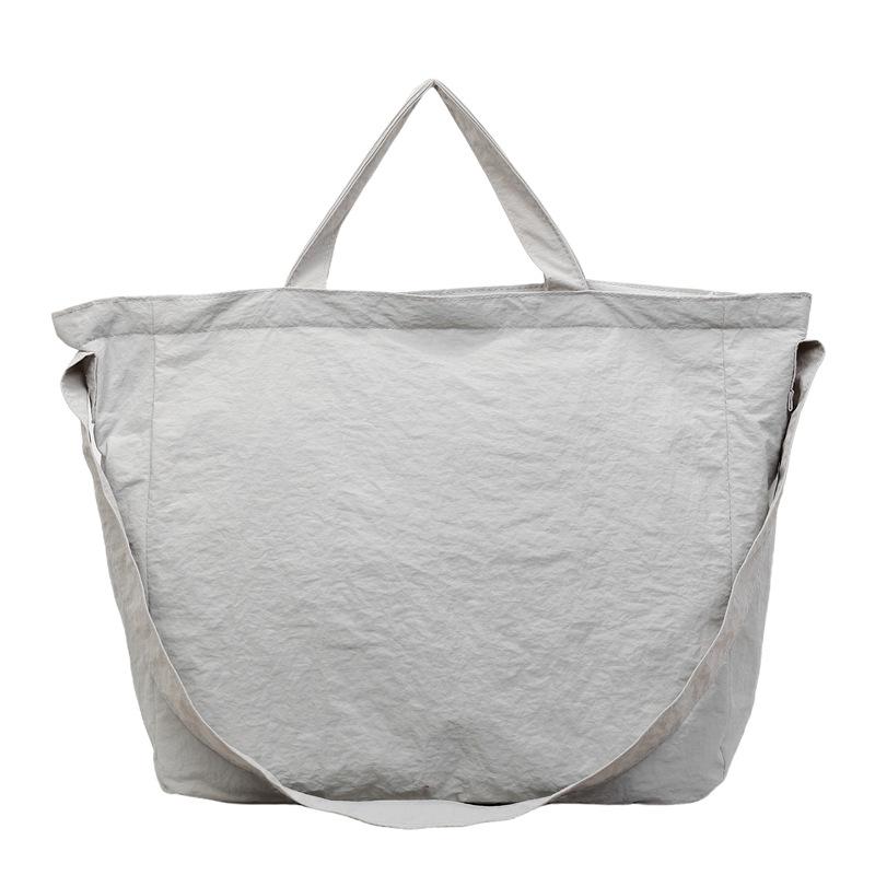 

Large capacity tote bag women s 2025 new fashion casual messenger bag student class commuting tote bag грязно-белый