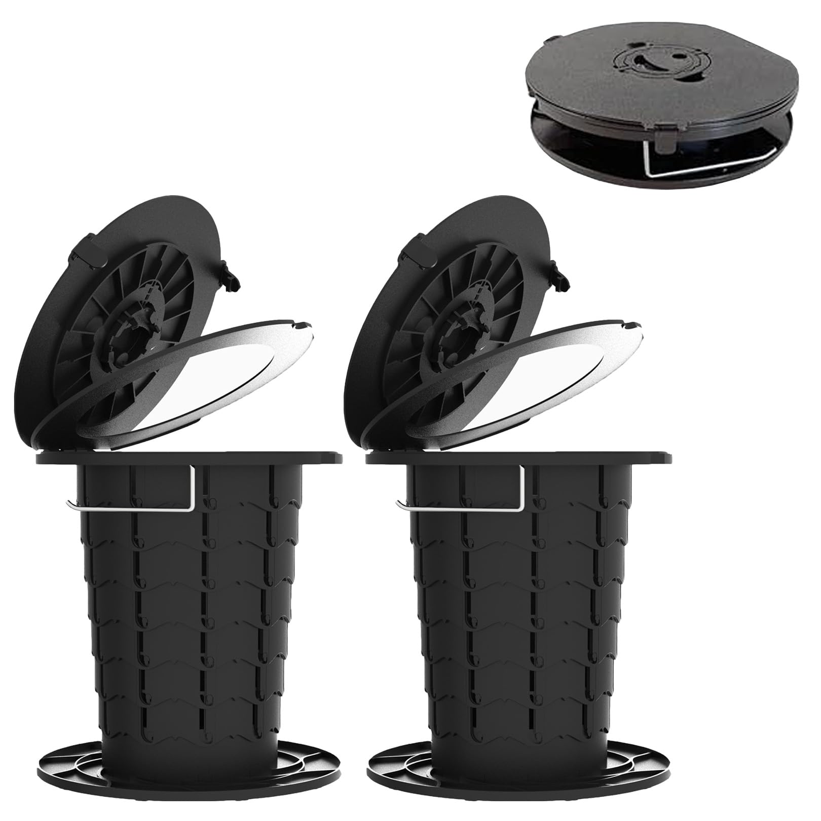 

sac taske Portable Toilet for Height 220kg Load Opens and Closes in 1 Second Set of Disasters, Foldable, Adjustable, Extendable, Portable, Capacity,