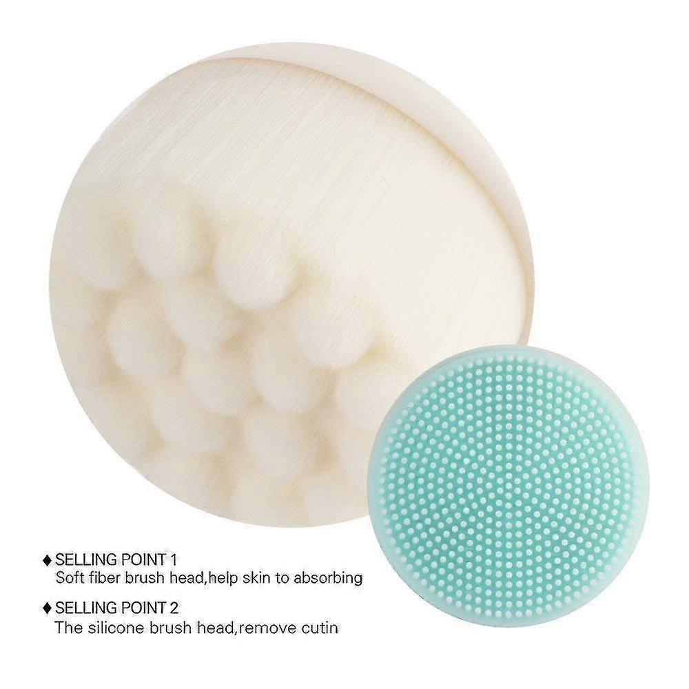 2-in-1 Facial Cleansing Brush, Silicone Manual Cleansing Brush, Deep Cleansing Skin Keratin Cleaning System, Super Soft Massage Pores, Suitable For Al