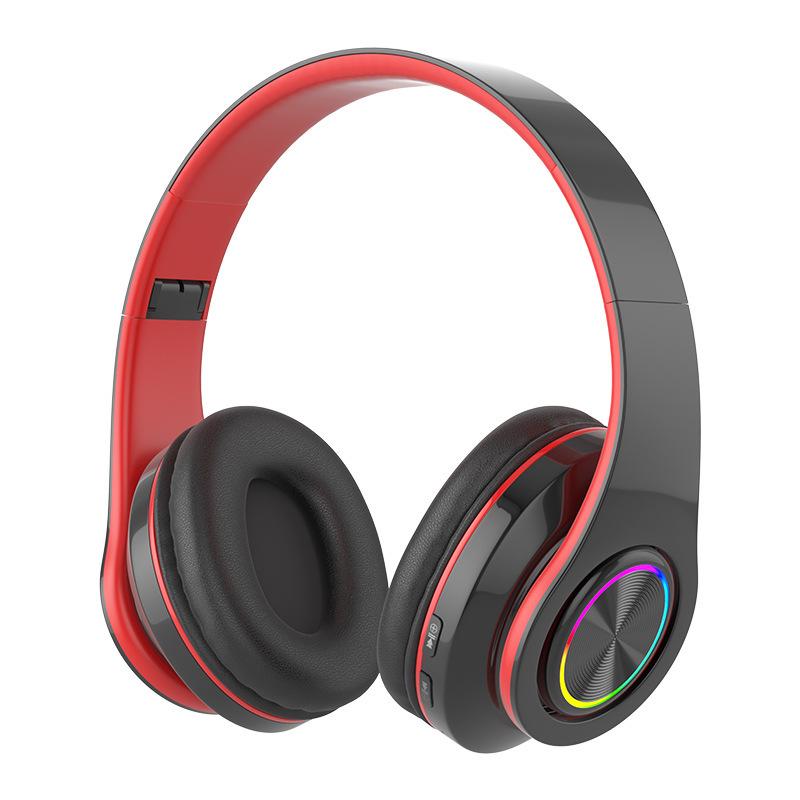High-Bass Wireless Bluetooth Luminous Headset for Sports & Gaming