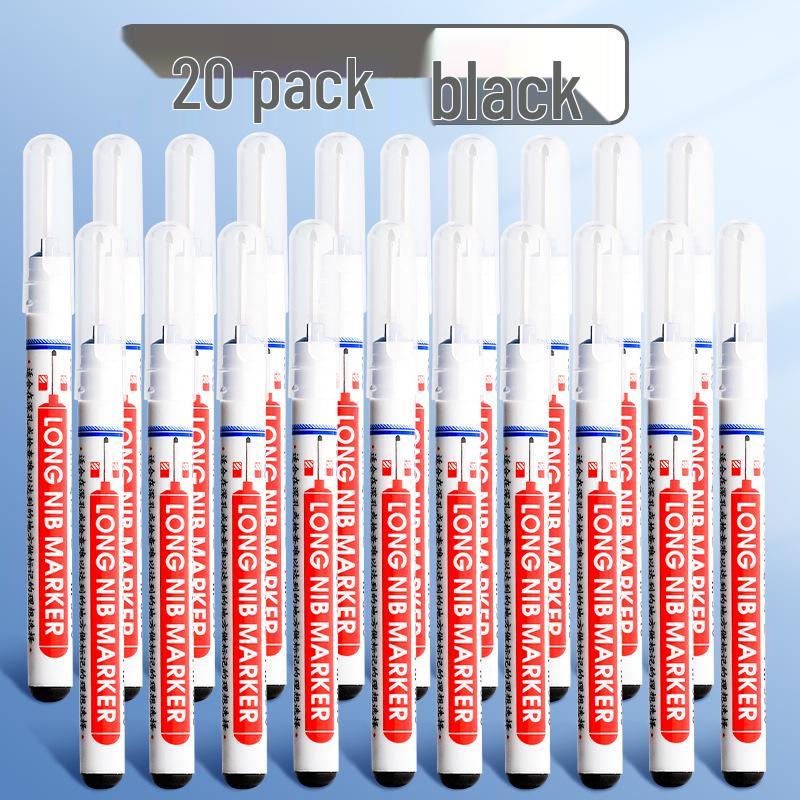 

Масляный маркер с длинным носиком, черный, тонкий наконечник, для плитки и деревообработки