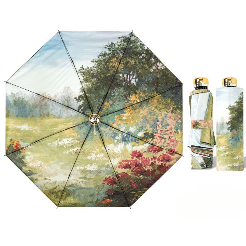 Двухслойный двусторонний Арнольд Палмер Дождь и дождь Зонт от солнца двойного назначения Солнцезащитный УФ-защитный женский летний утепленный ветроустойчивый