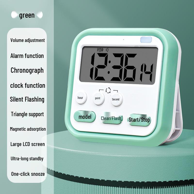 Children's Time Management Kitchen Timer: Countdown Electronic Alarm Clock