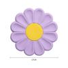 Silicone Coaster Colorful Daisy Shape Kitchen Table Heat Resistant Anti-scalding Mat Coaster Household Little Fresh Table Decor