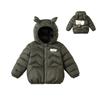 Kinder Trendige Bequeme Langarm Kapuzen Daunenjacke Wintermantel für Jungen und Mädchen