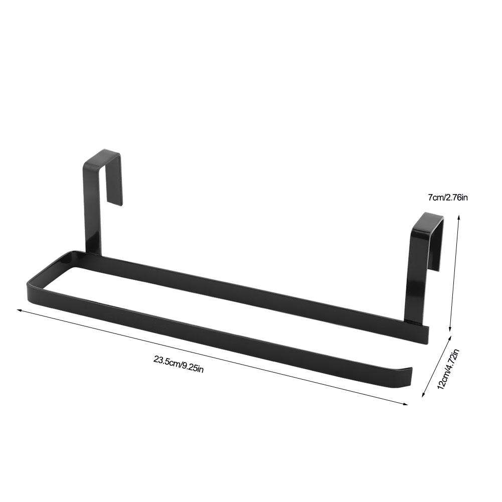Rust Resistant Toilet Roll Holder,   for Kitchen, Bathroom, Garage With, No Drilling, Compact Space Under Cabinet for Cling Film, Aluminum Foi