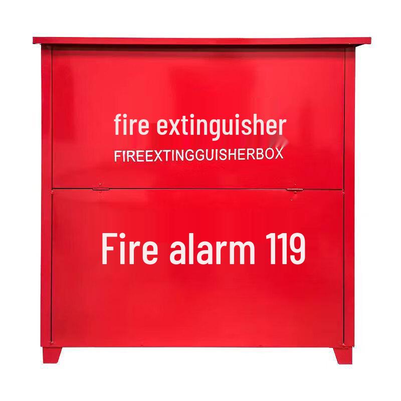 SANSHENG Stainless Steel Floor-Standing Fire Extinguisher Box 1