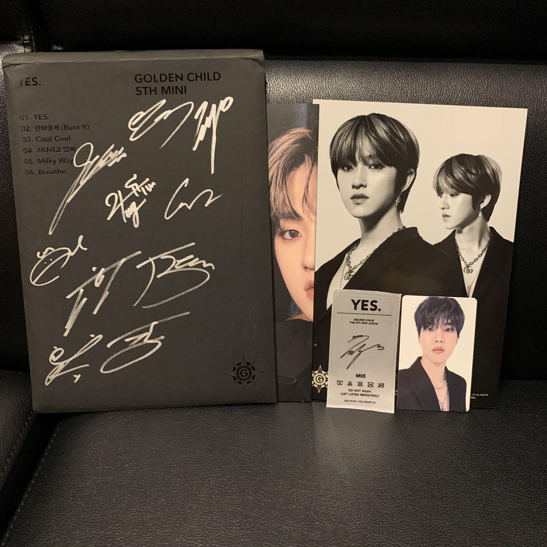 

[USED] GOLDEN CHILD 5TH MINI ALBUM YES autographed