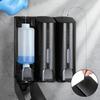 3 Headed 350ml Hand Soap Shampoo Dispenser Wall Mount Shower Liquid Dispensers Containers for Bathroom Washroom