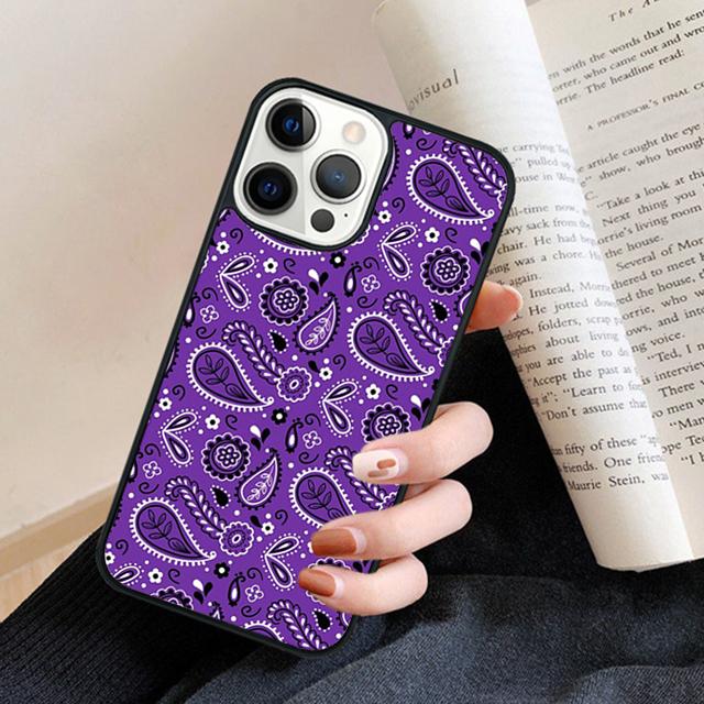 Bandana Paisley Pattern Art Phone Case Cover For iPhone 17 Air 16 15 14 plus 11 12 13 pro max coque Shell Fundas