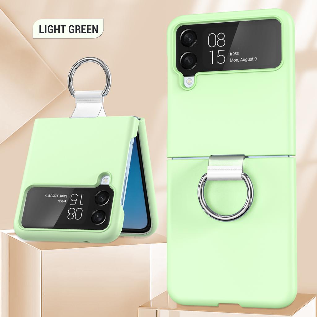 Shockproof Ring Folding Cell Phone case for samsung Z Flip 4 3 Protective Cover