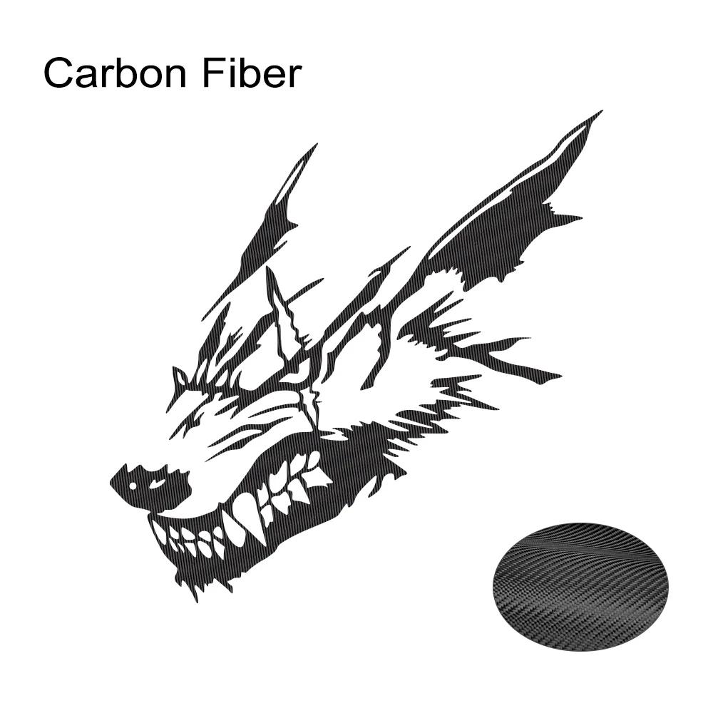 Car Stickers Wolf Head Pattern Vinyl Decal Waterproof Personalized Art Sticker Body Window Door Auto Exterior Decor Accessories