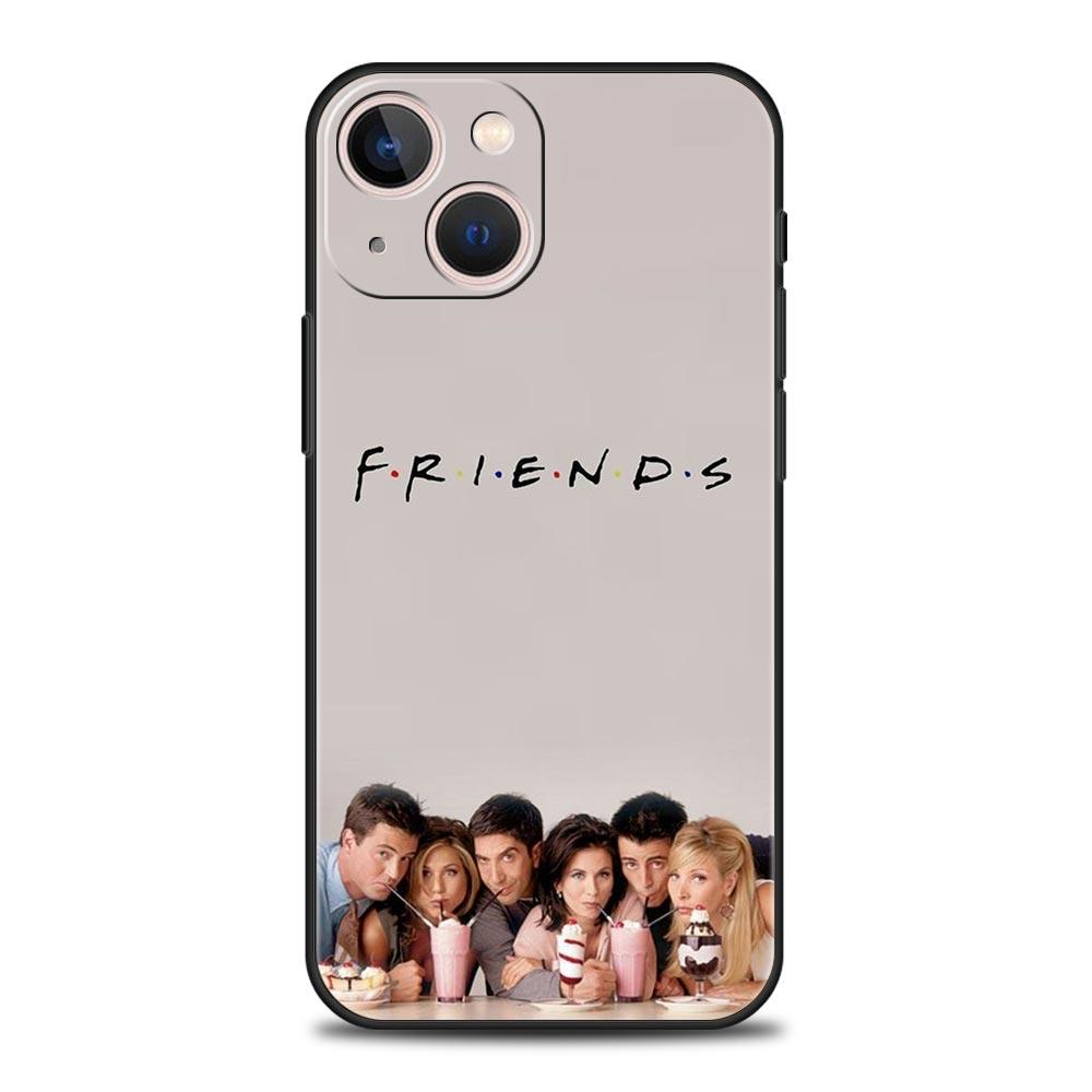Friends Phone Case Cover for iPhone 17 16 15 14 13 12 Pro Max 11 Pro Max 17 AIR Plus Shockproof Soft TPU Shell Fundas Capas Bags