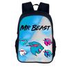 Mr Beast Lightning Cat Rucksack Für Studenten Und Outdoor-Nutzung Nylon Kreatives Muster
