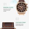 CURREN Fashion Mens Watches Quartz Casual Sports Waterproof Leather Strap Date Business Male Wristwatches Clock Montre Homme