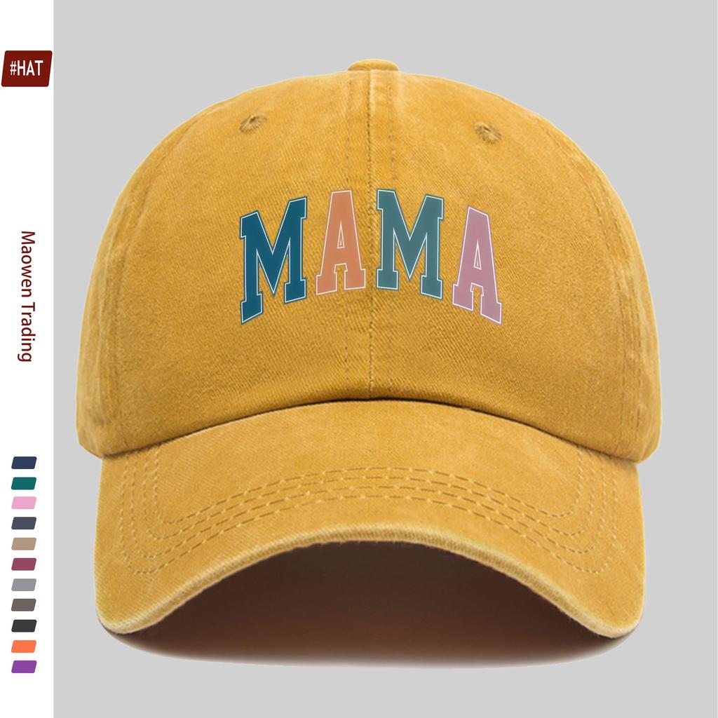 pc MAMA Letter Print Baseball Cap with MotherS Day Element Design Sun Hat Casual Decorative Hat MultiColor Optional Home L