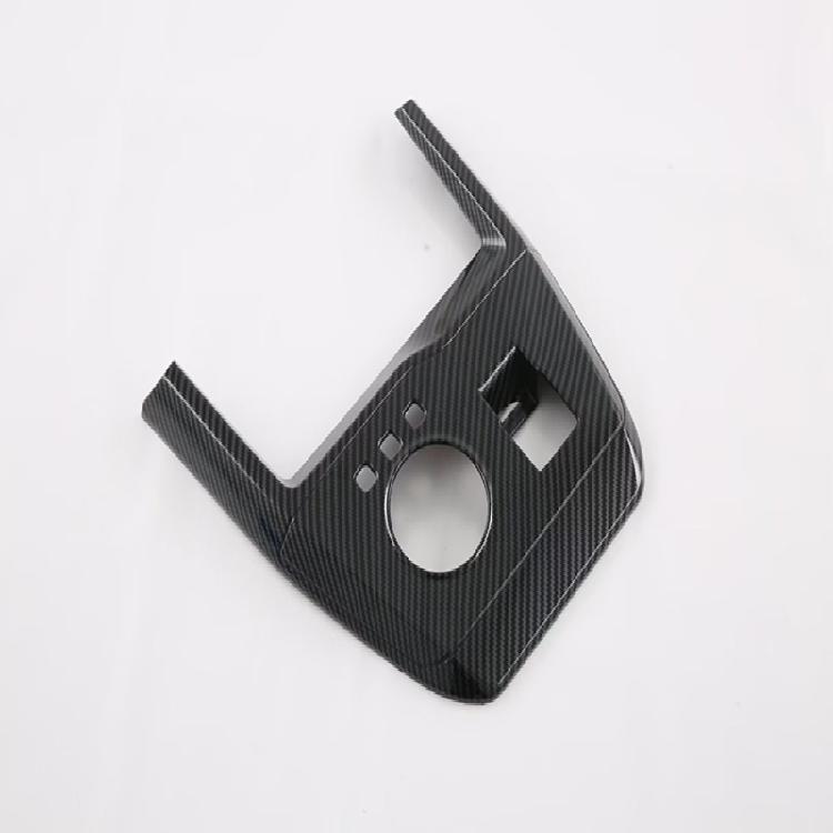 Carbon Fiber Style For EVMulan Gear Shifts Panel Center Console Cover Trim Frame