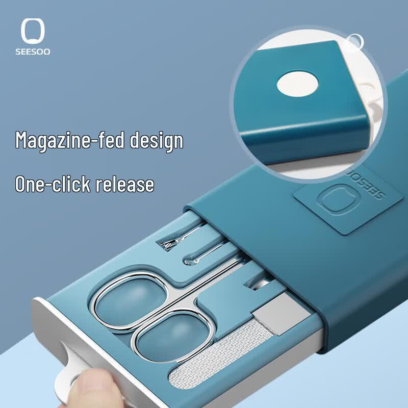 Seesoo 6-Piece Portable Nail Clipper Set