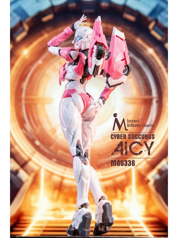 New Meili Wuxian M-Brand 66336 Arcee Children's Mecha Action Figure with Two Matte Faces
