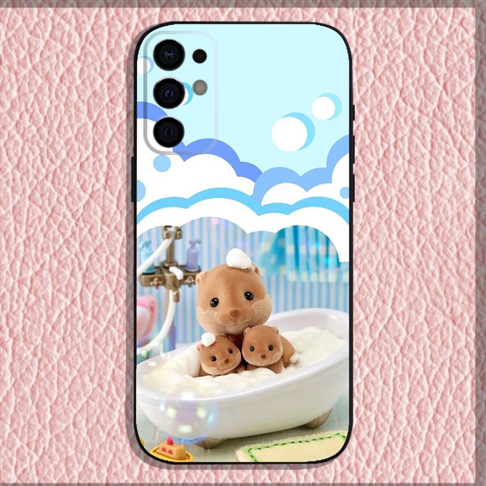

Cartoon S-Sylvanian-F-Families Phone Case For Samsung S24,S21,S22,S23,S30,Ultra,S20,Plus,Fe,Lite,Note,10,9,5G Black Soft Shell Samsung S9plus