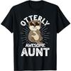 Funny Aunt Humor Otterly Awesome Aunt Otter Graphic T-Shirt