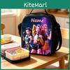 Borsa Pranzo Kpop Demon Hunter con Motivo Geometrico per Bambini Portatile Termica per Alimenti