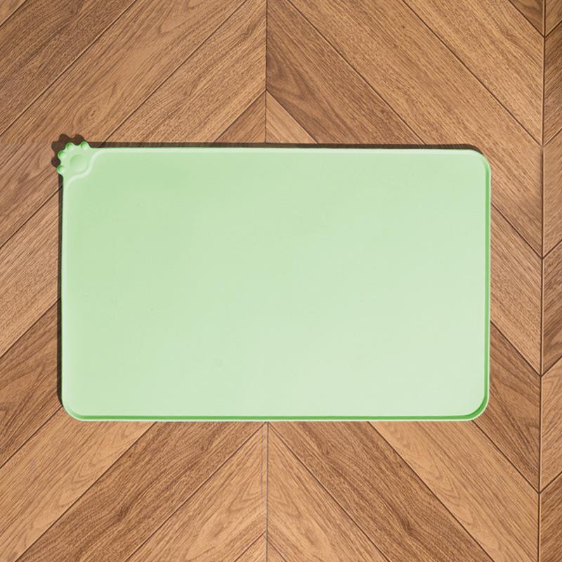Pet Silicone Feeding Mat for Cats & Dogs - Easy Clean, Waterproof, Non-Slip, Leak-Proof Paw Pad