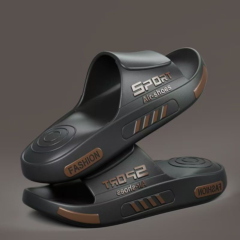 

2025 Fashion Men s Slippers EVA Soft Sole Non-slip Slides Casual Outdoor Beach Flip Flops Home Bathroom Sandal Couples Slipper 48-49