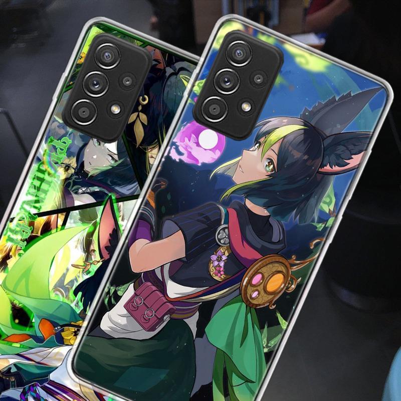 Genshin Impact Tighnari Phone Case for Samsung A54 A57 A37 A17 A14 A15 A12 A24 A34 A55 A35 A25 A52S A07 A05S A04S A22 A32 A72 Ga