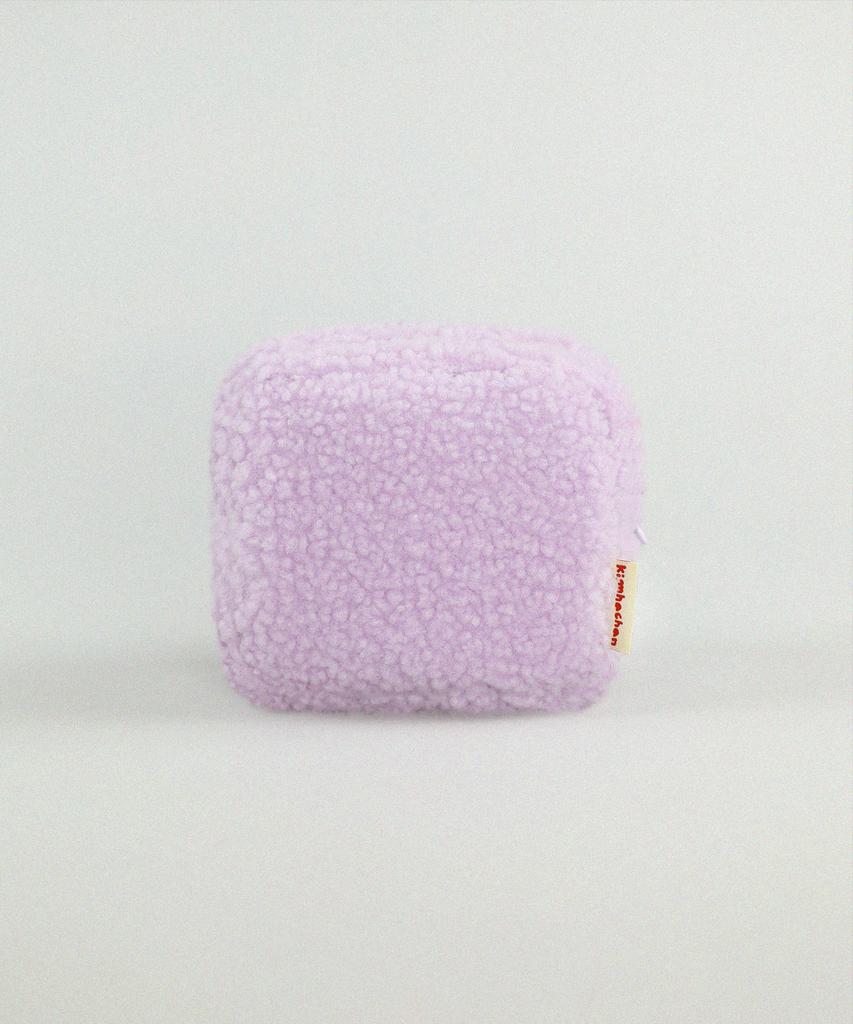 Kimhachan Fluffy Afternoon Cosmetic Pouch - Lilac