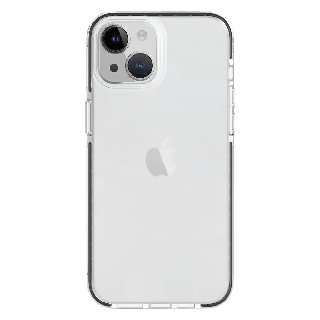 For iPhone 15 Plus Anti-Scratch Phone Cover Clear Slim Dustproof TPU+TPE Mobile Phone Case Shell