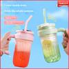 Gianxi Straw Cup For Girls With High Beauty And Large Capacity Water Bottle Summer Big Mac Cup Plastic With Straw
