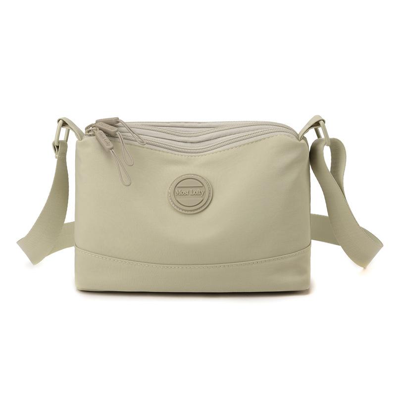 Нейлоновая сумка женская сумка через плечо сумка для мамы многослойная сумка через плечо хаки 1290₽