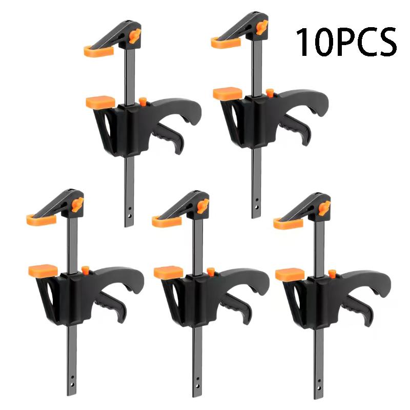 4-Inch Heavy-Duty Woodworking Mini F-Clamp – Quick Ratchet Bar Clamp, DIY Carpentry Hand Tool