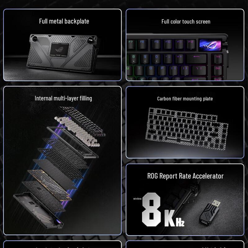

ASUS ROG Nightdevil Extreme 75% Wireless Mechanical Gaming Keyboard