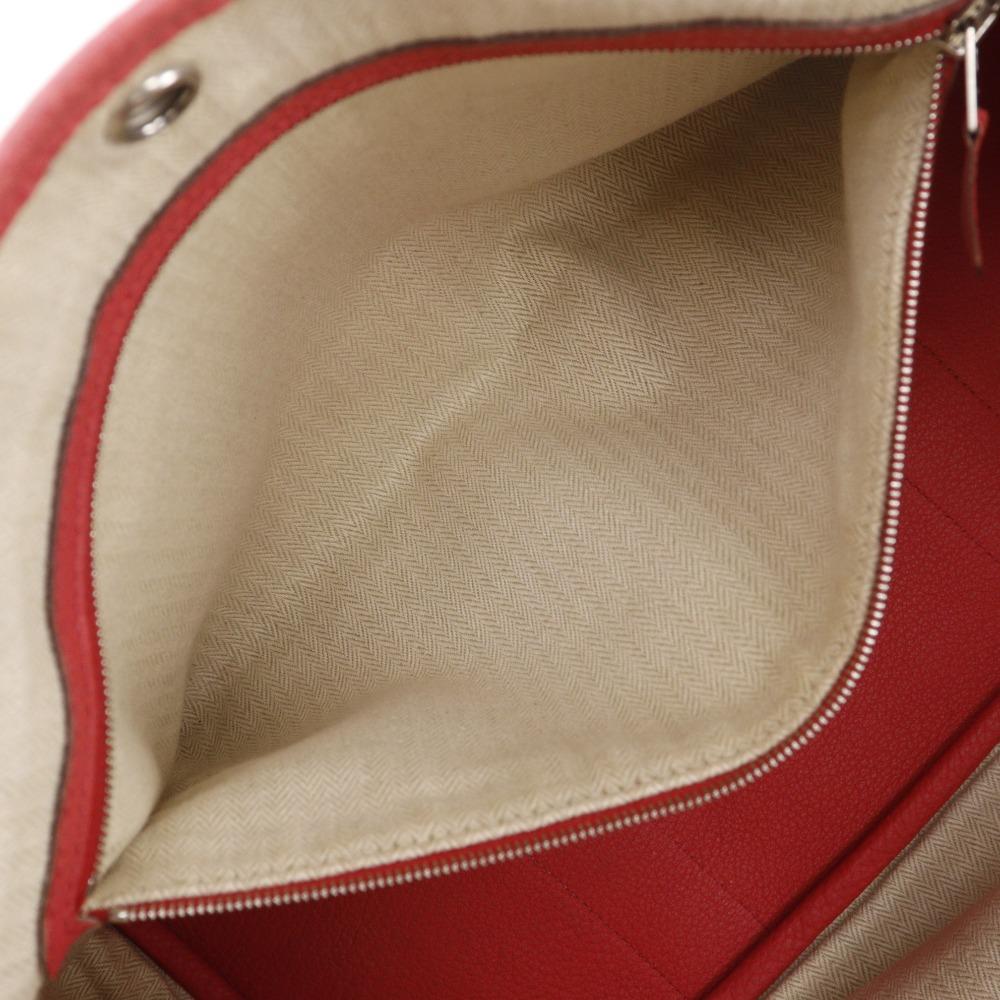 HERMES Garden party PM Tote Bag pink Negonda Women Used