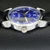 VINTAGE HAND-WINDING SWISS MENS REFURBISHED BLUE COLOR DIAL WATCH A700831-5 R205a-a700831