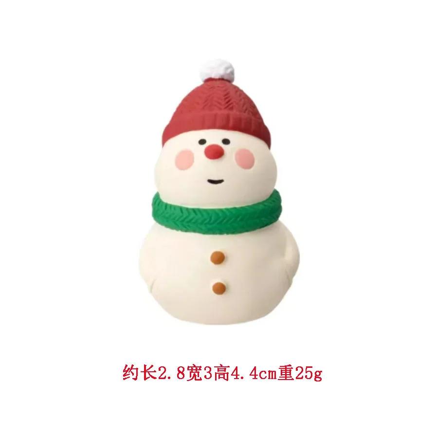 2025 Christmas Tree Santa Claus Cake Decoration Crafts Figurines Home Decor Christmas Ornaments Fairy Garden Accessories Gift