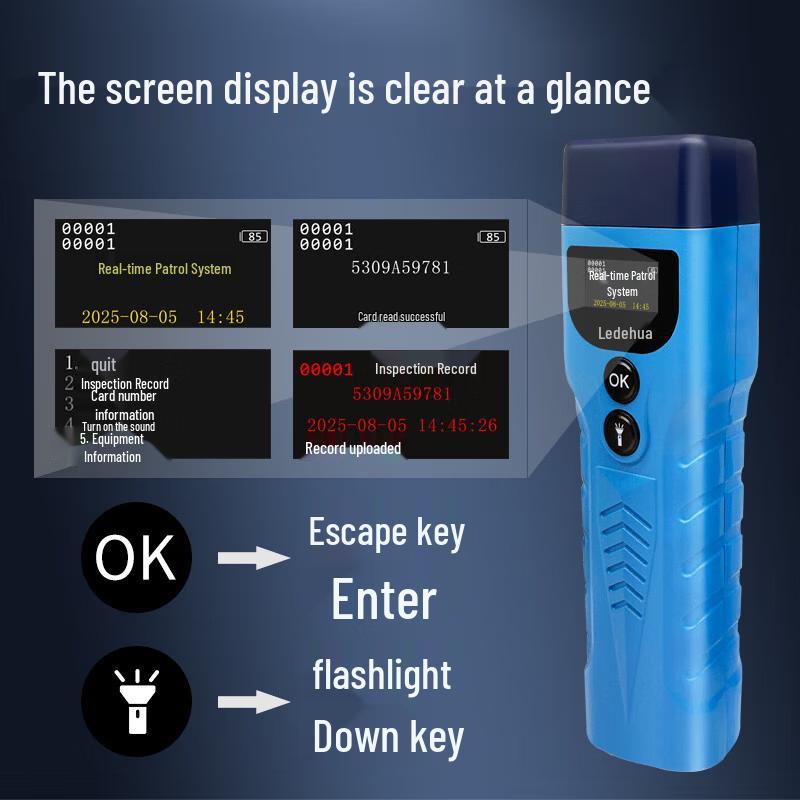 LEDHUA GPRS Real-time Security Patrol Device CN plug (adapter included)