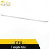 21 Fit Stainless Steel Tailgate Trim Bumper Strip Modification Accessory